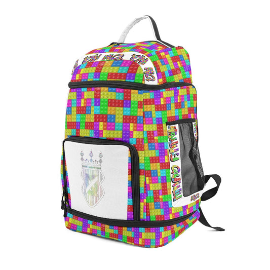 All-Over Print Multifunctional Backpack