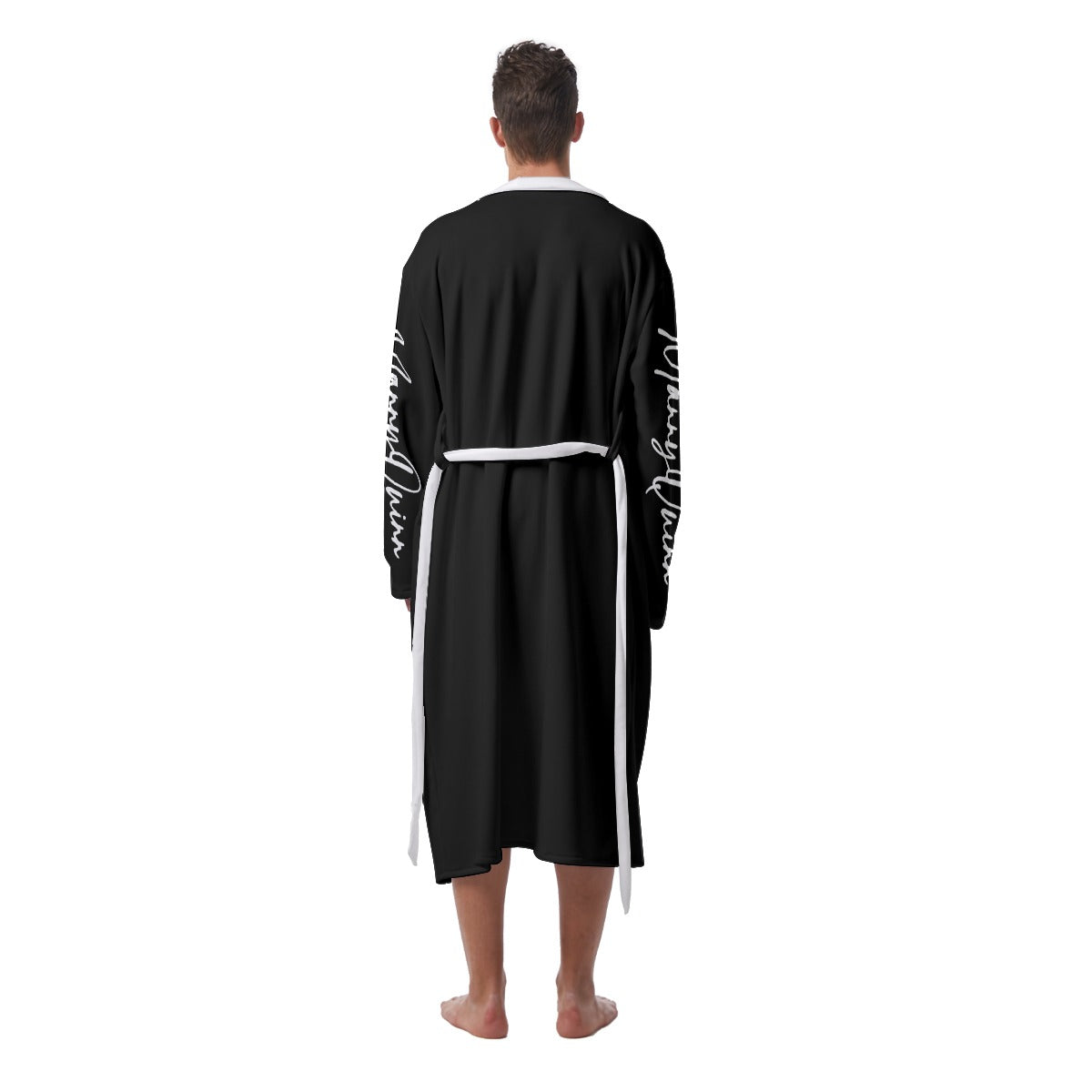 All-Over Print Men's Heavy Fleece Robe