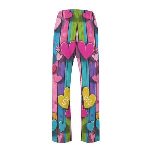 All-Over Print Children's Side Zipper Sweatpants