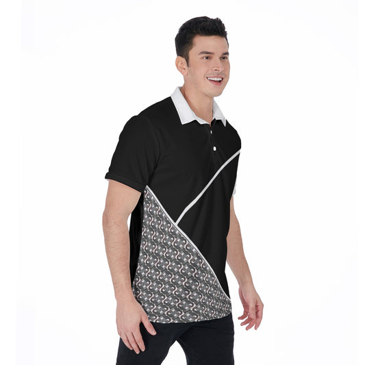 All-Over Print Men's Polo Shirt