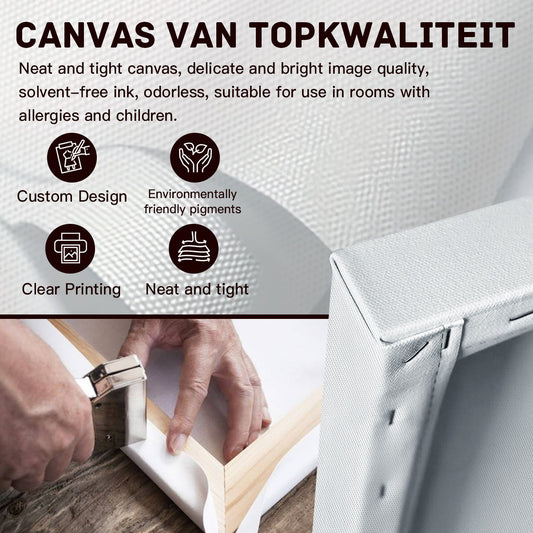 Framed Three-Piece Mural For The USA 2:3