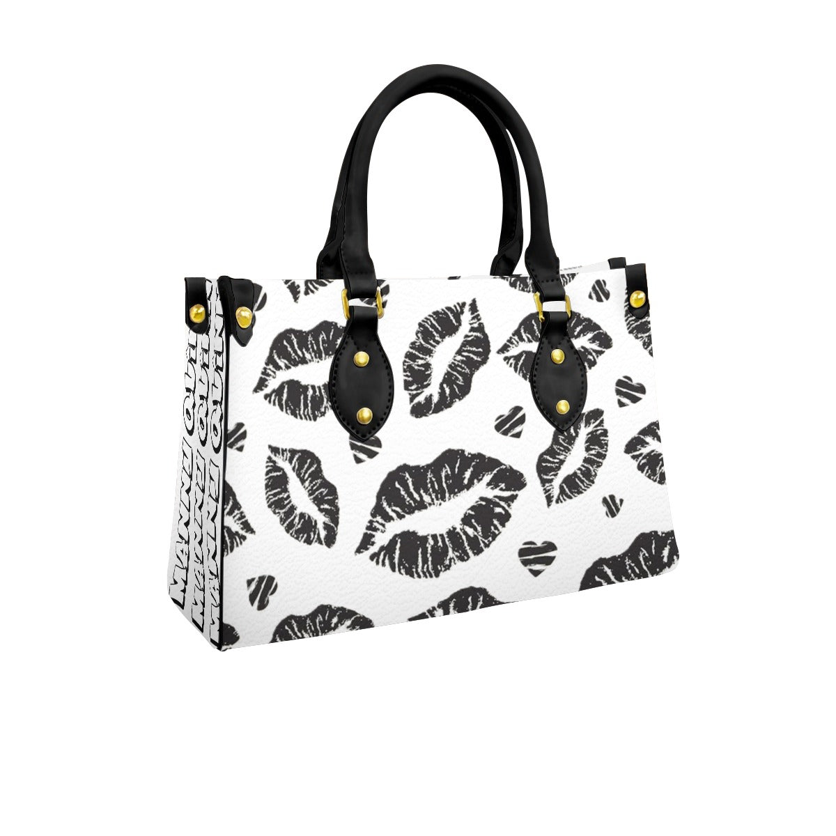 Women's Tote Bag With Black Handle