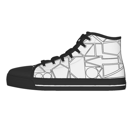 Men's Black Sole Canvas Shoes