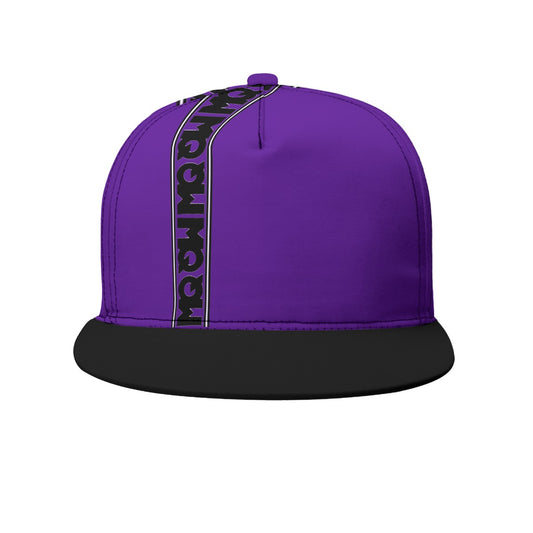 All-Over Print Flat-Brim Baseball Cap With Box