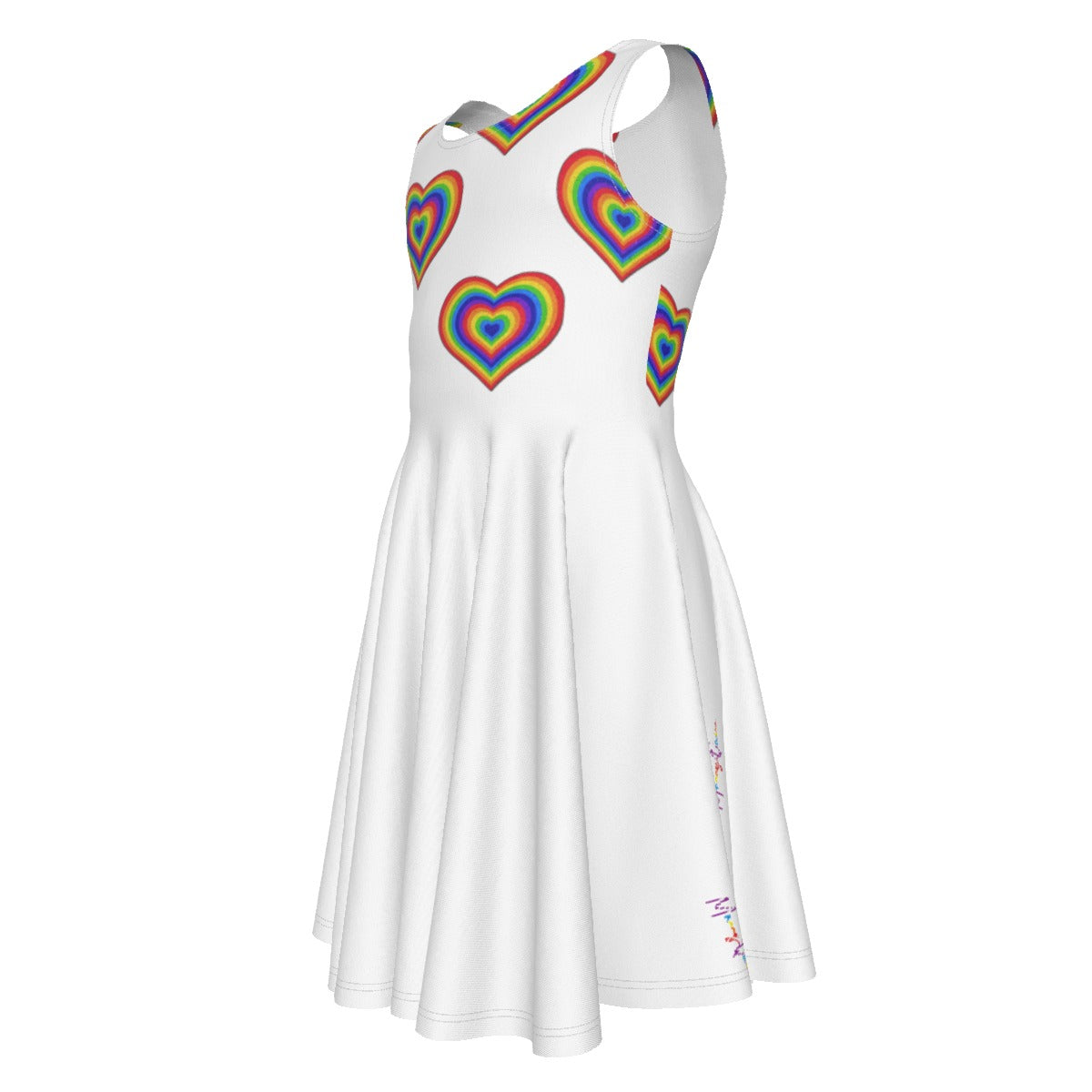All-Over Print Kid's Sleeveless Vest Dress