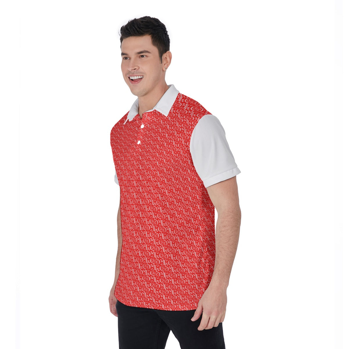 All-Over Print Men's Polo Shirt