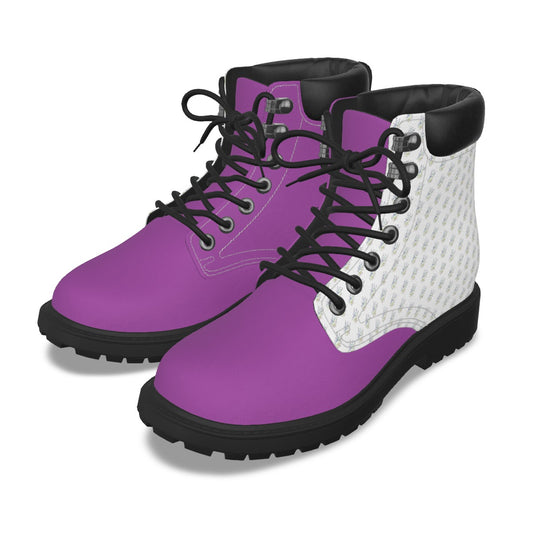 All-Over Print Men's Short Boots