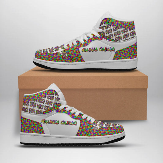 Women's Synthetic Leather Stitching Shoes