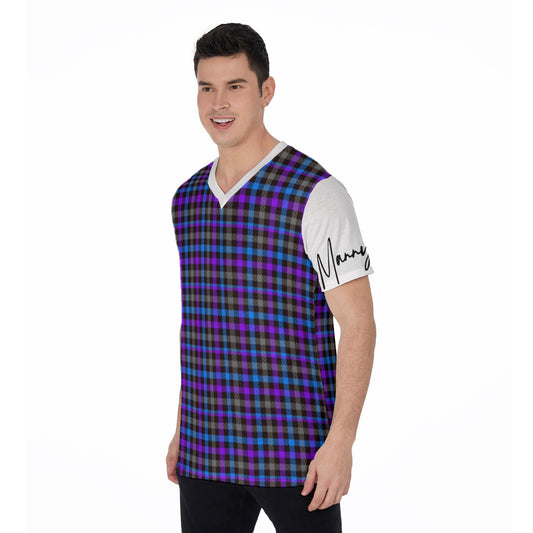 All-Over Print V-Neck T-Shirt