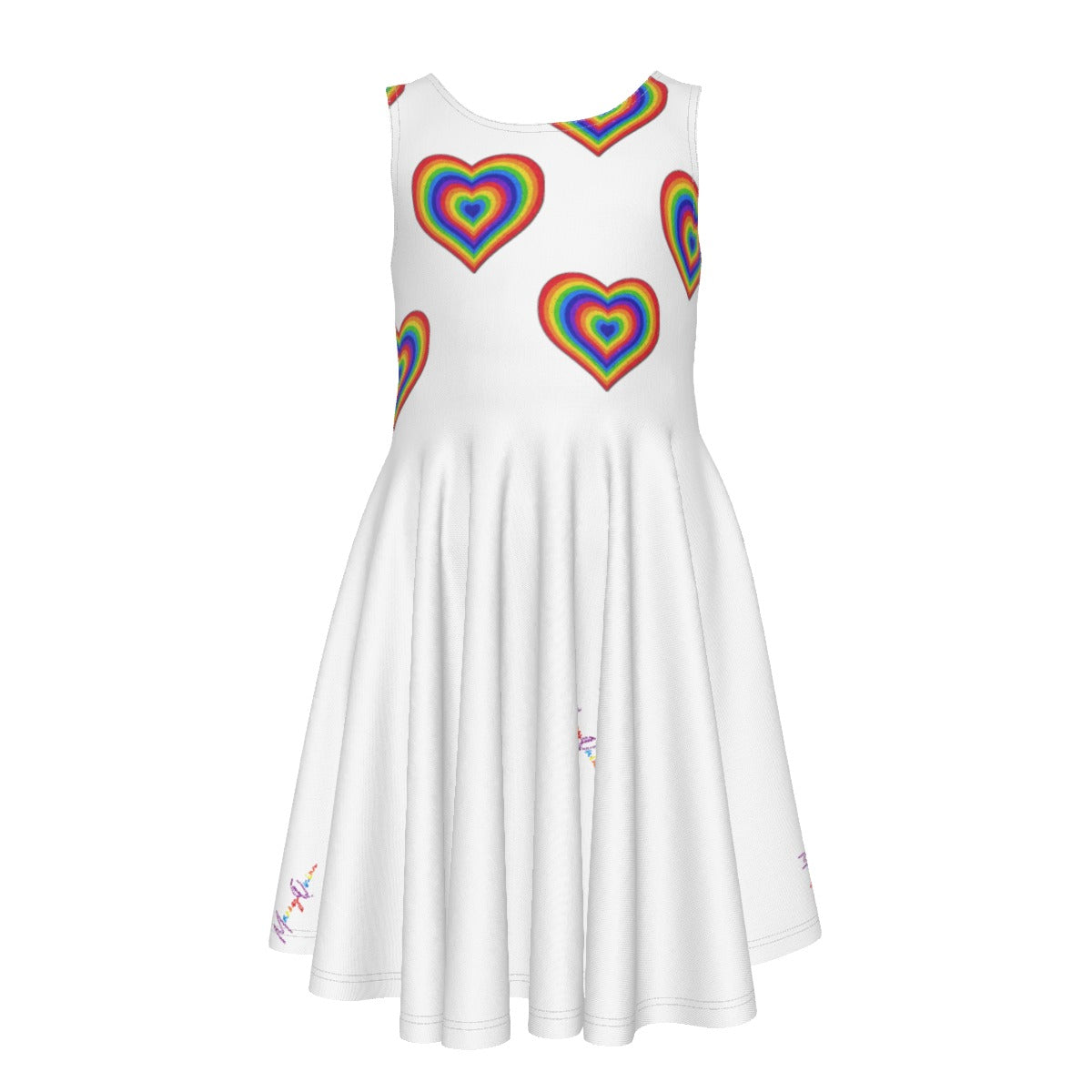 All-Over Print Kid's Sleeveless Vest Dress
