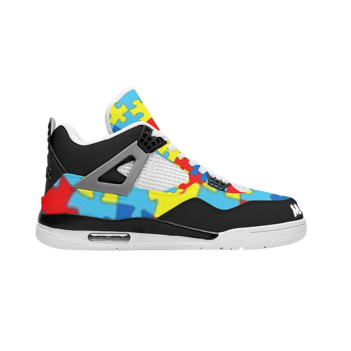 All-Over Print Men's Air Cushion Basketball Shoes