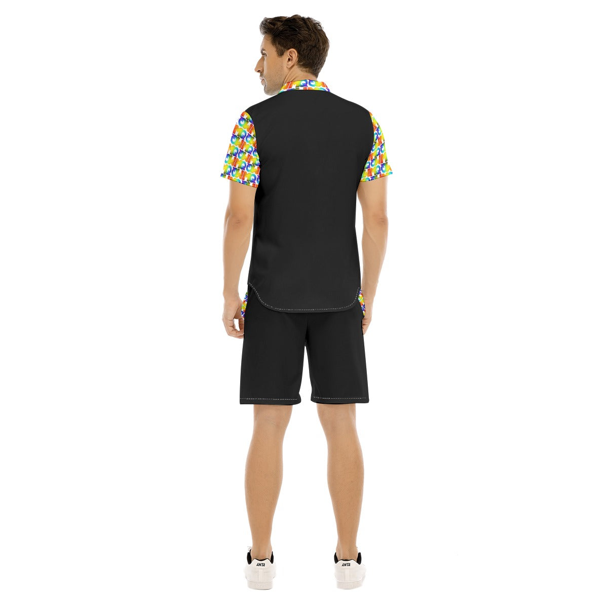 All-Over Print Men's Short Sleeve Shirt Set