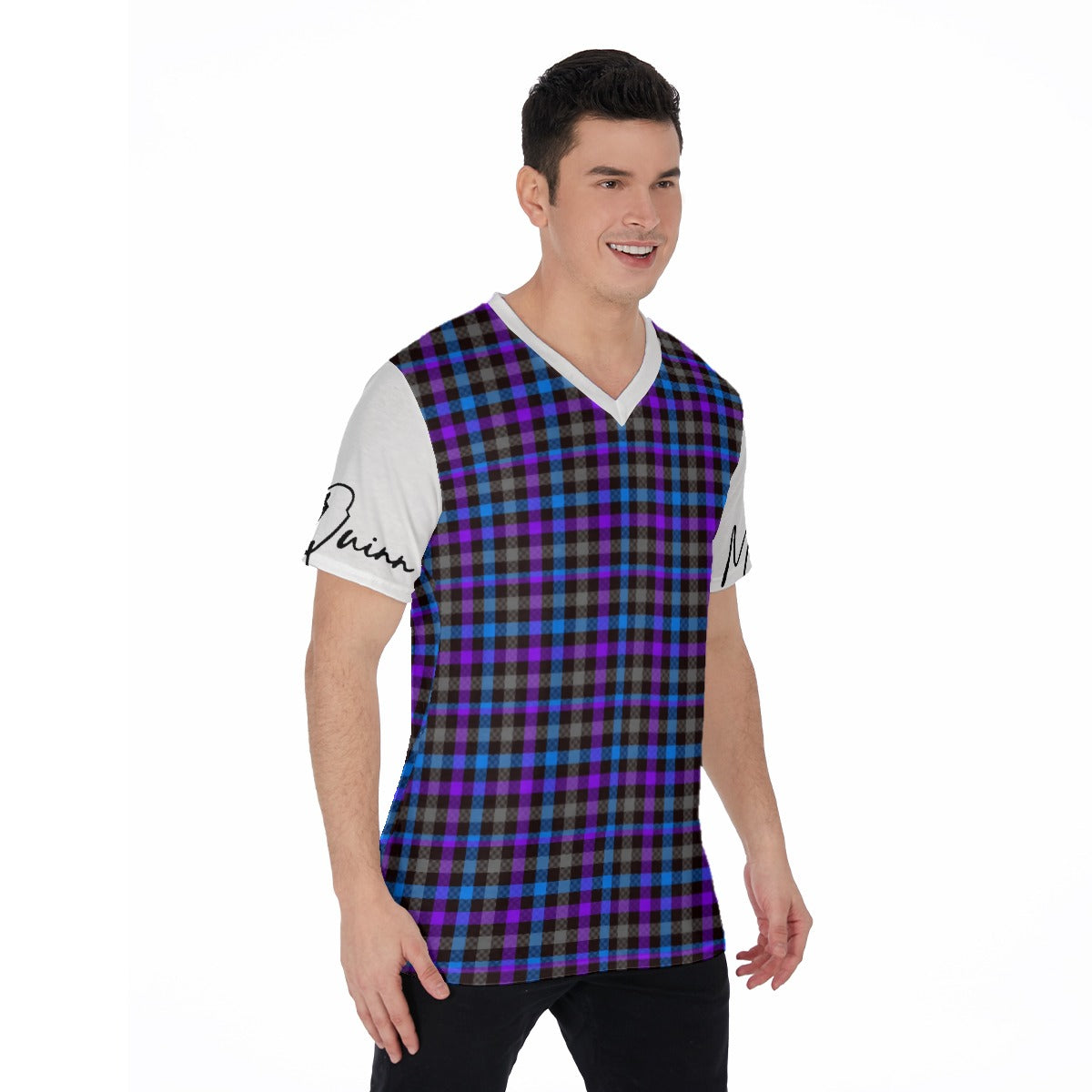 All-Over Print V-Neck T-Shirt