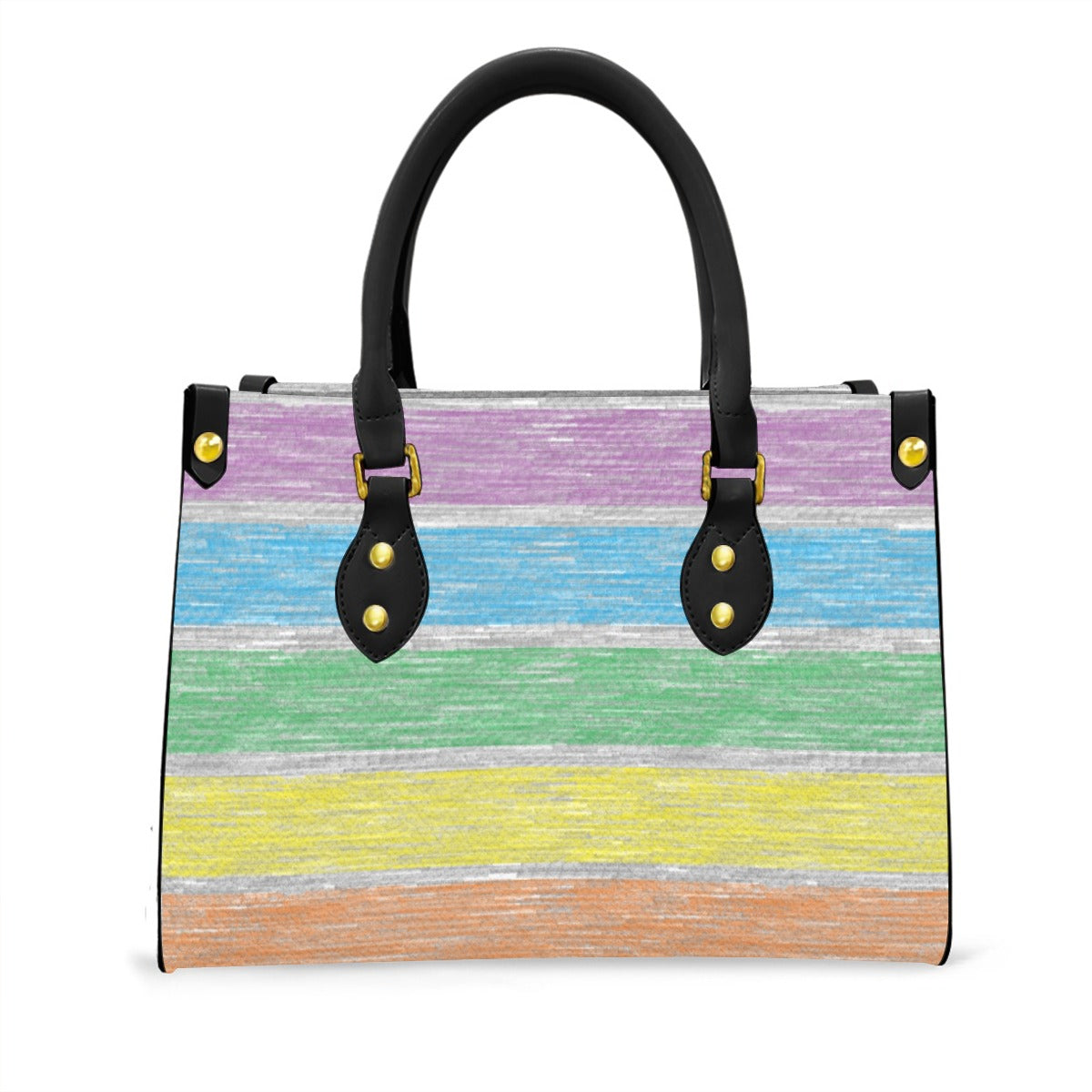 Women's Tote Bag With Black Handle