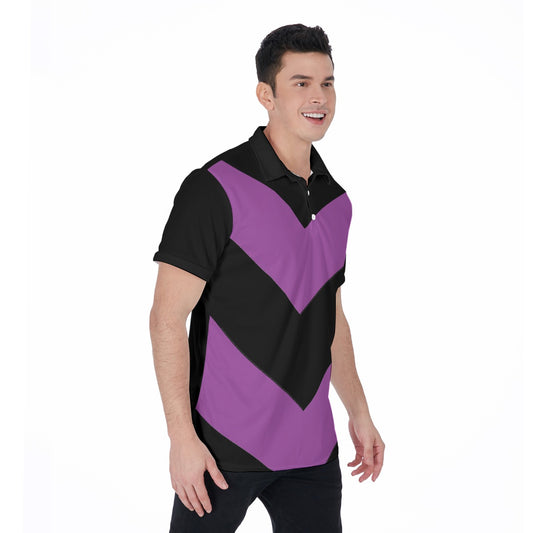 All-Over Print Men's Polo Shirt