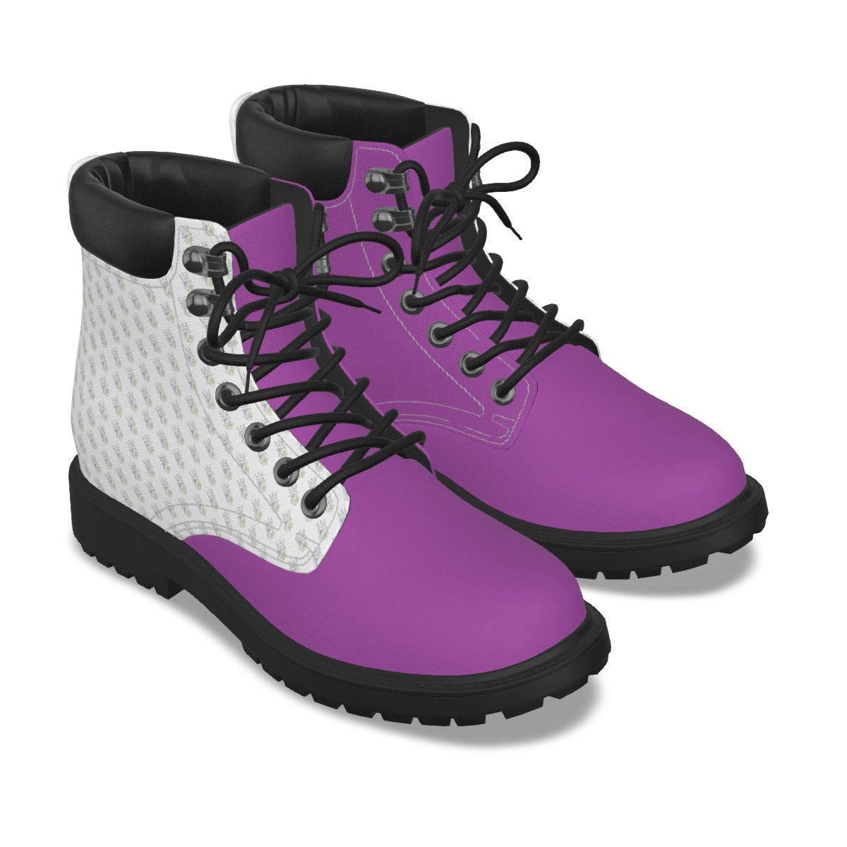All-Over Print Men's Short Boots