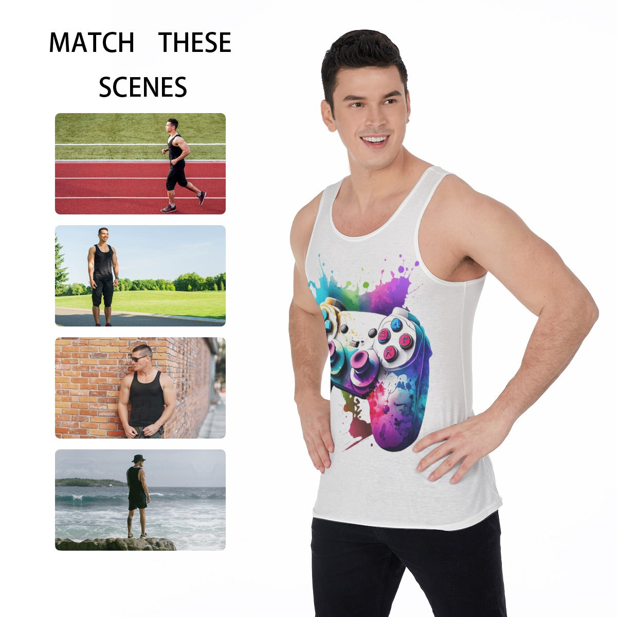 All-Over Print Men's Tank Top