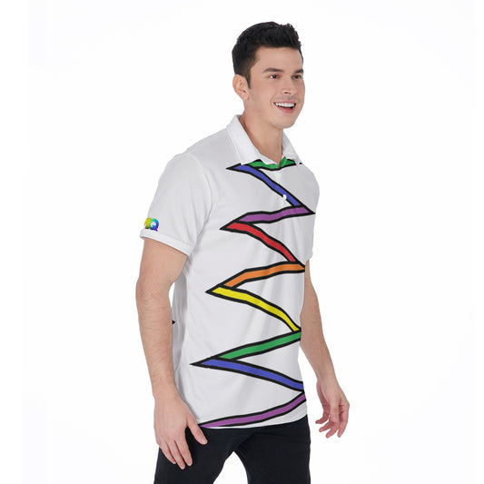 All-Over Print Men's Polo Shirt