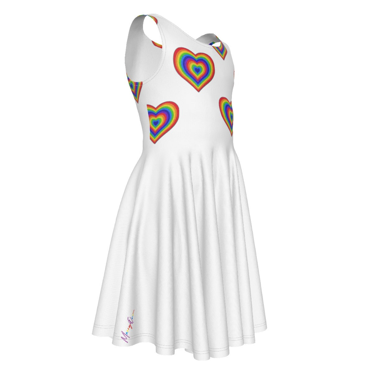 All-Over Print Kid's Sleeveless Vest Dress
