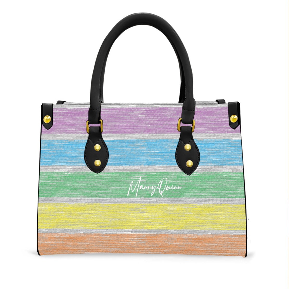 Women's Tote Bag With Black Handle