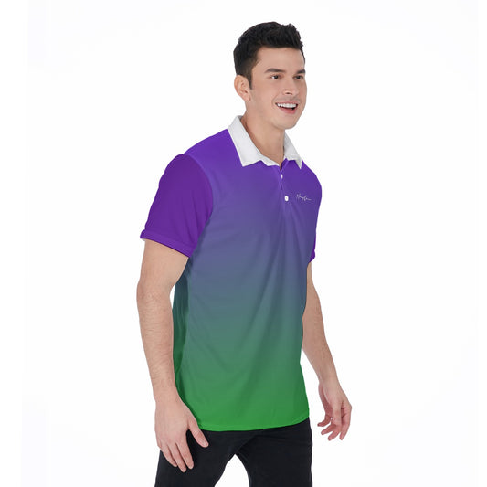 All-Over Print Men's Polo Shirt