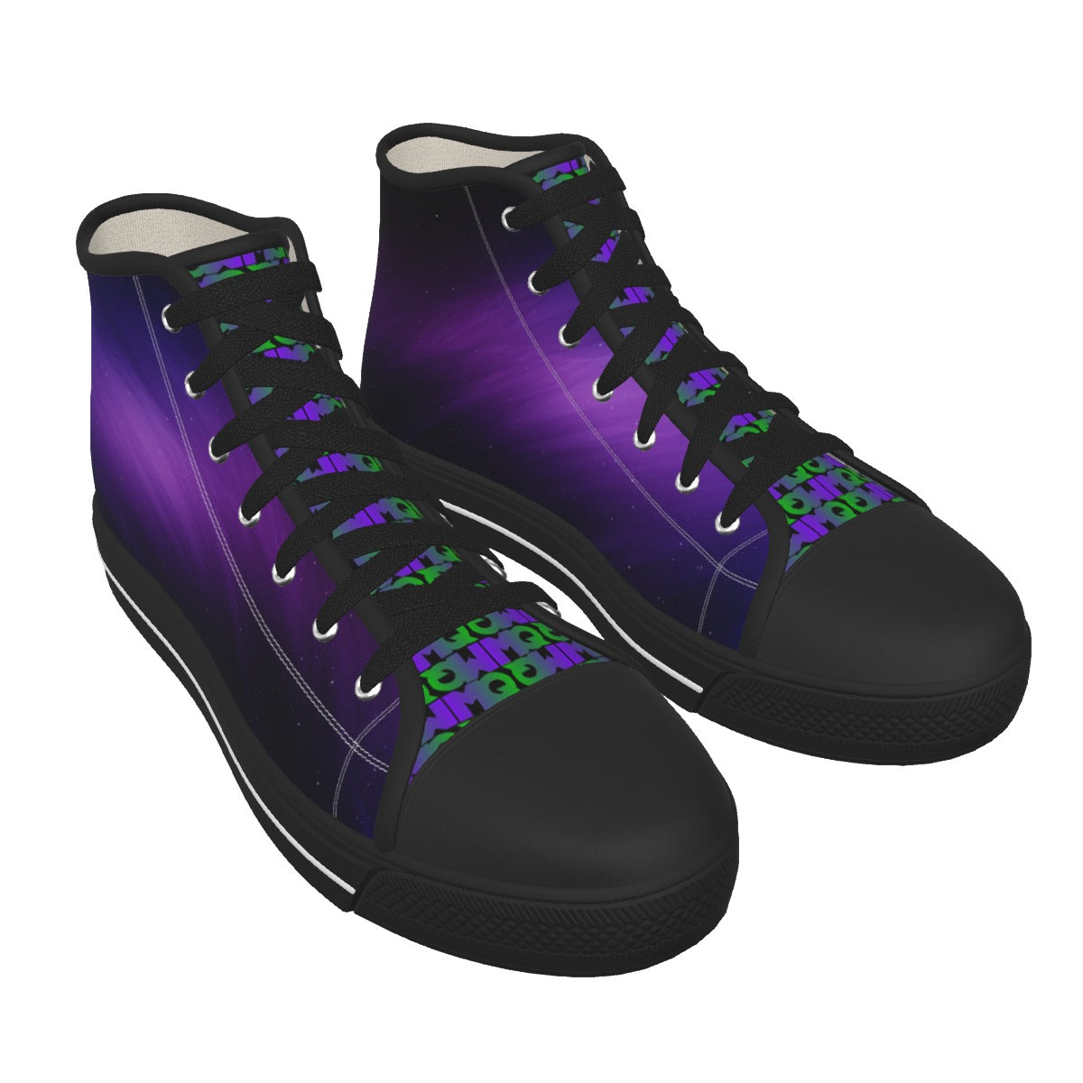 Men's Black Sole Canvas Shoes