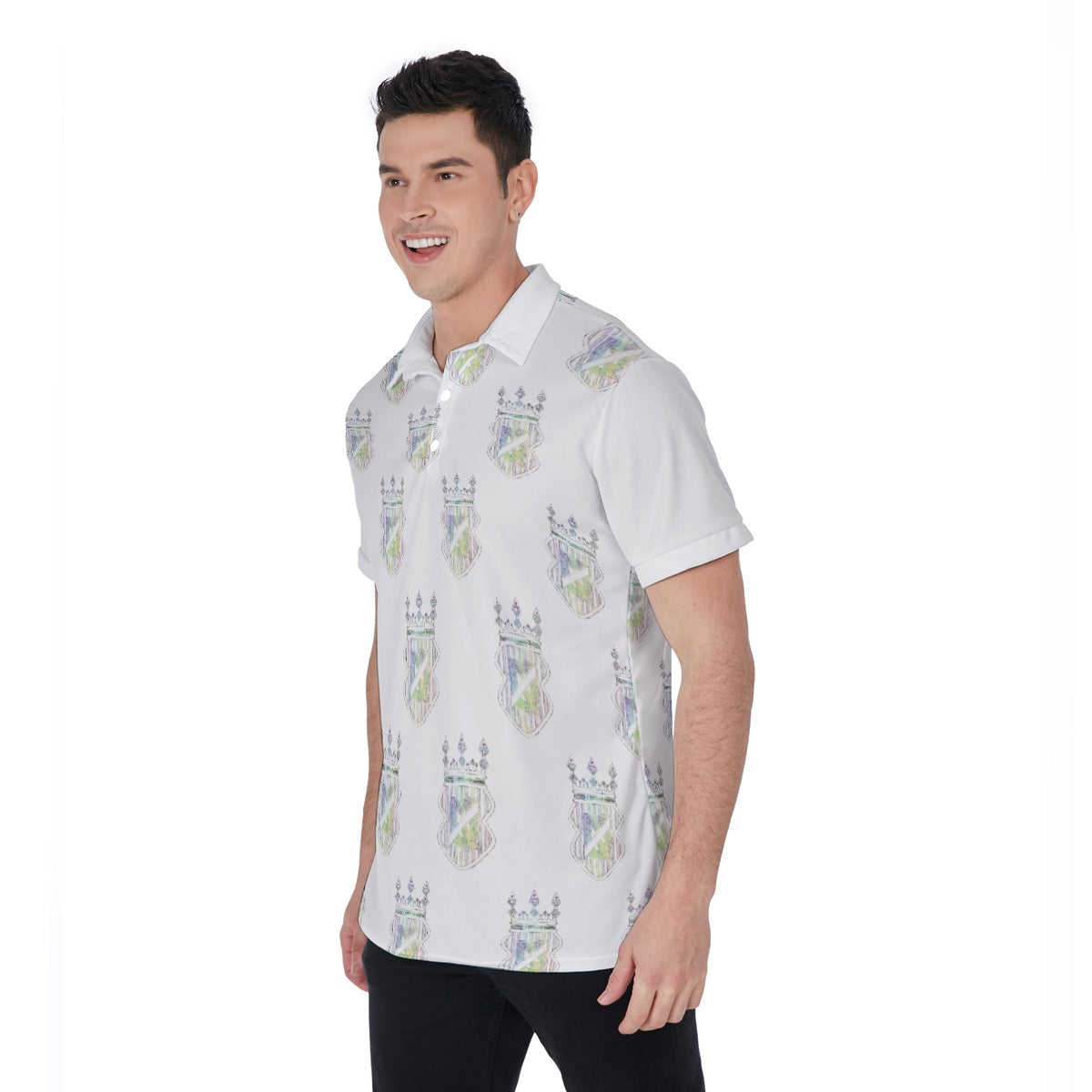 All-Over Print Men's Polo Shirt