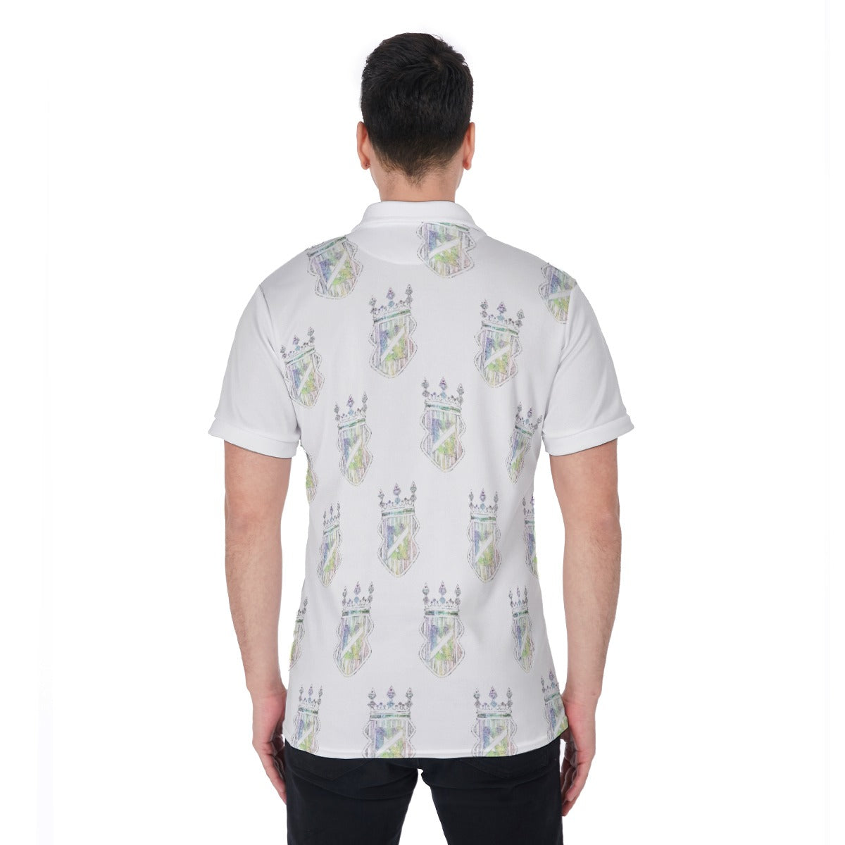All-Over Print Men's Polo Shirt