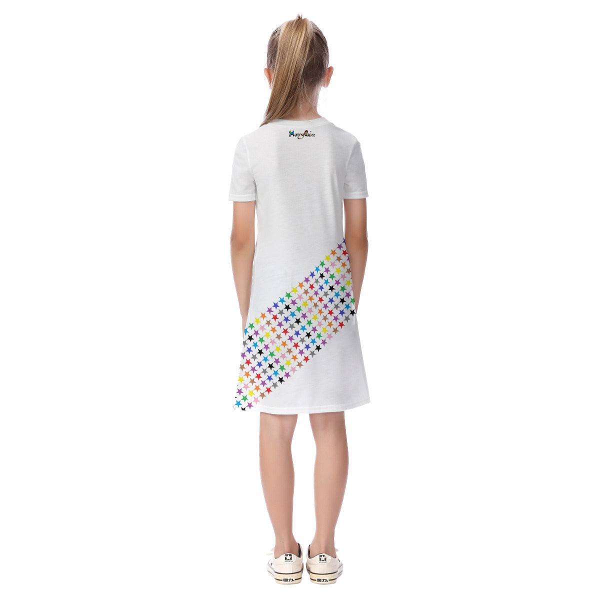 All-Over Print Kid's Short Sleeve Dress