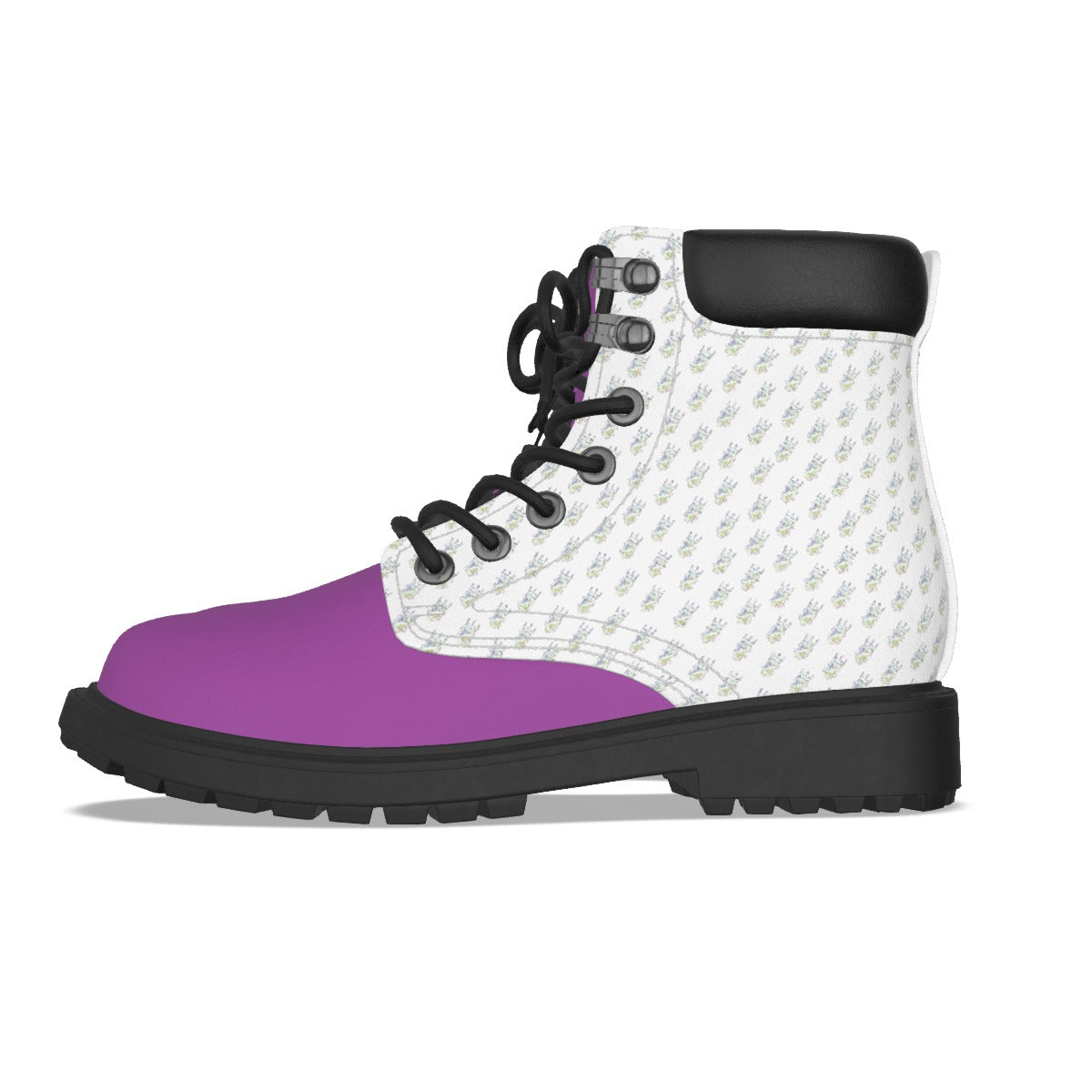 All-Over Print Men's Short Boots