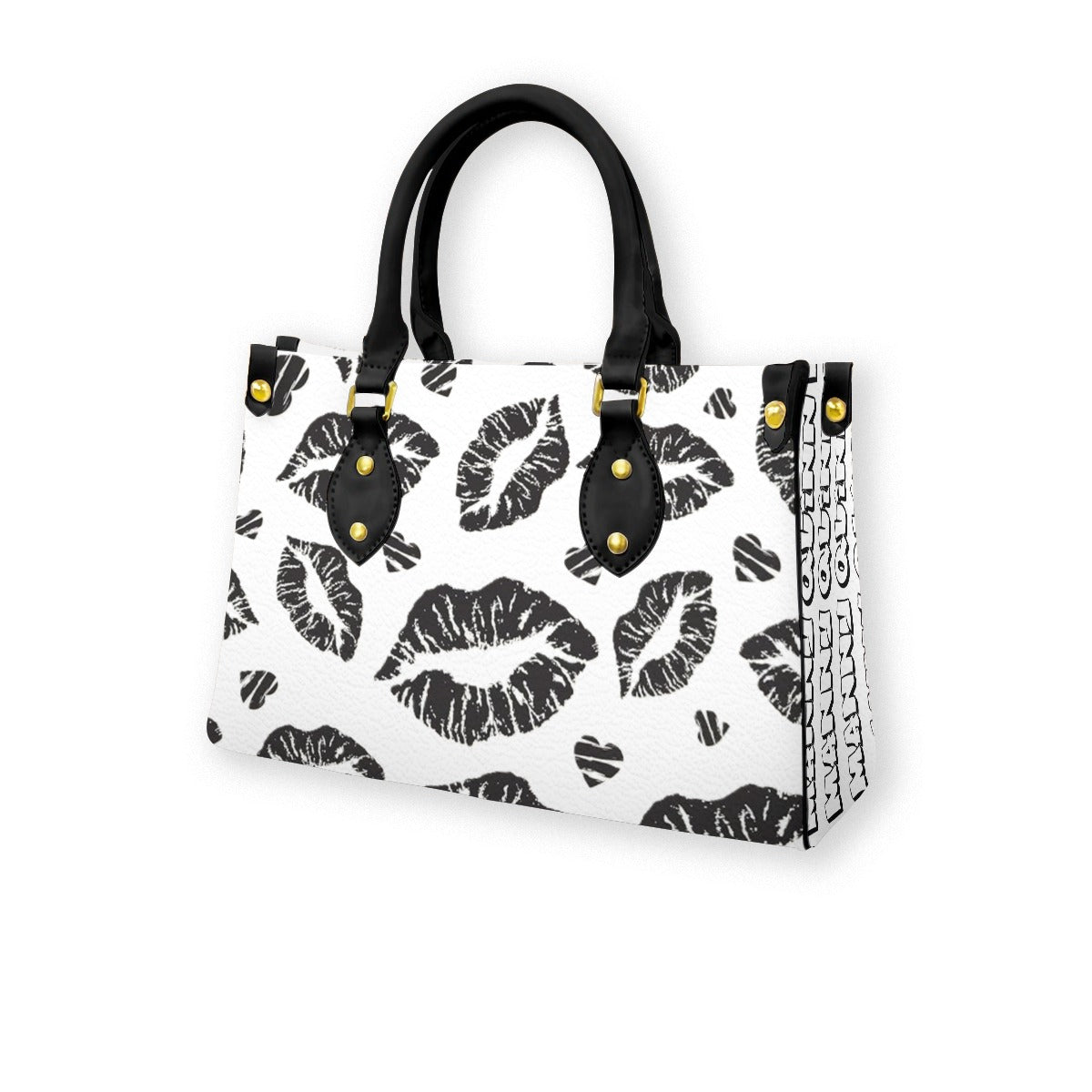 Women's Tote Bag With Black Handle