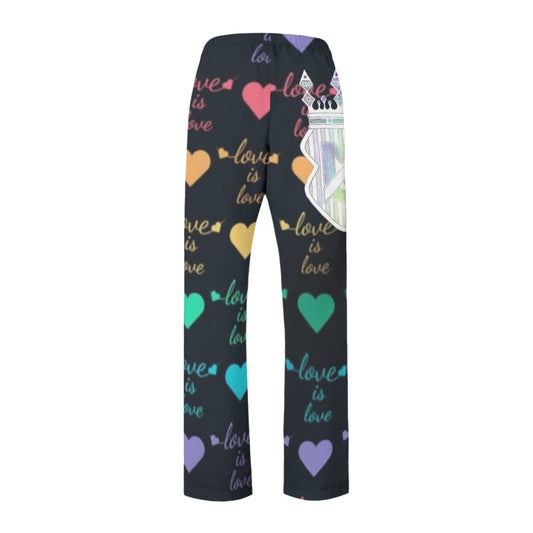 All-Over Print Children's Side Zipper Sweatpants