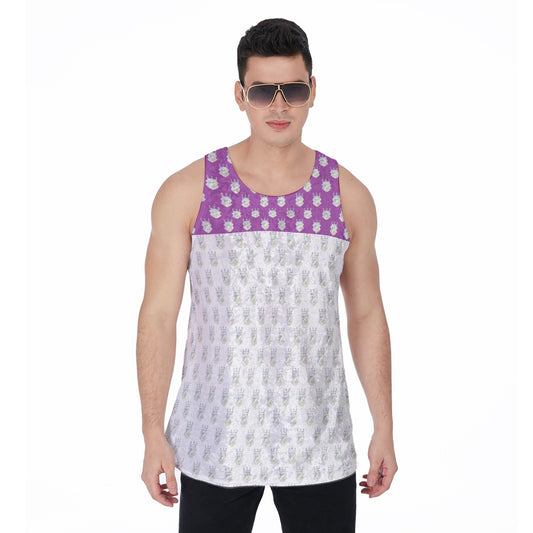 All-Over Print Men's Tank Top | Velvet