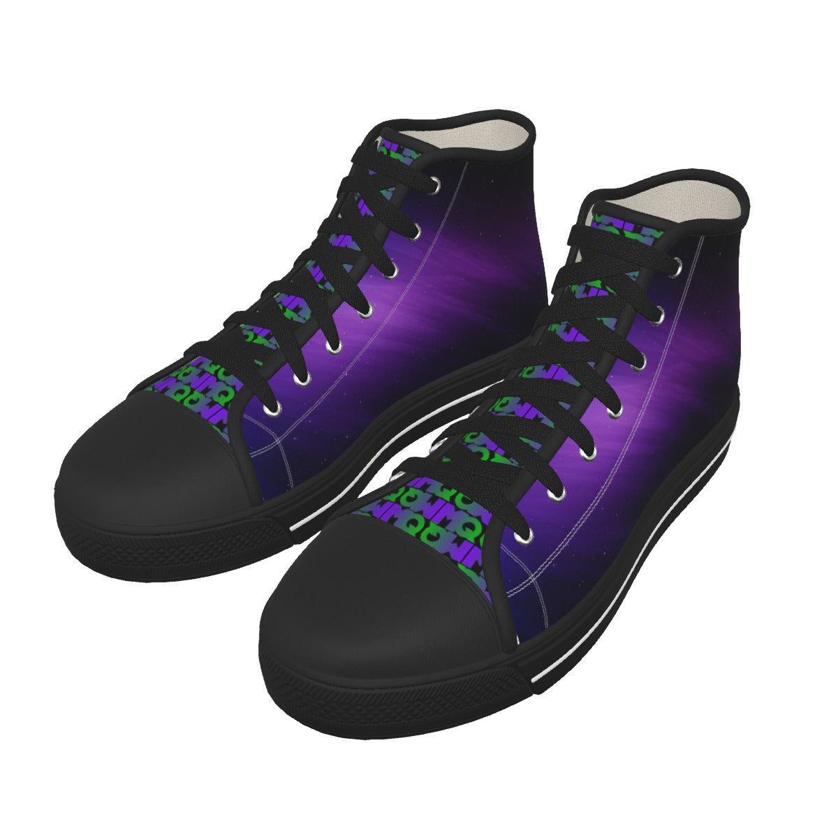 Men's Black Sole Canvas Shoes