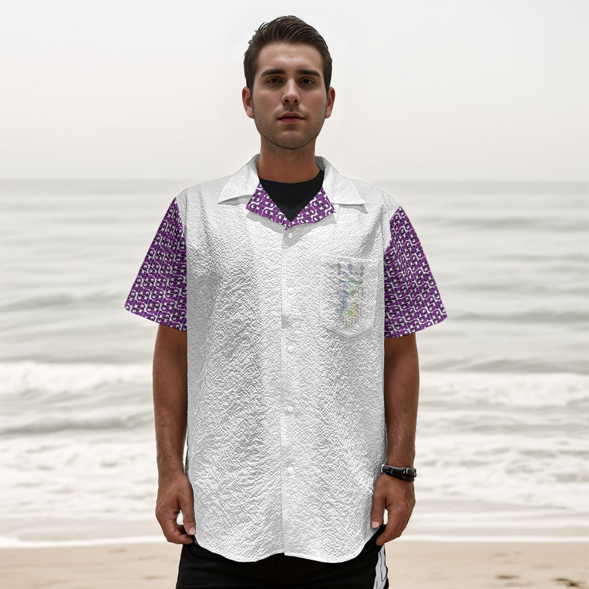All-Over Print Men's Fashion Short Sleeve Shirt