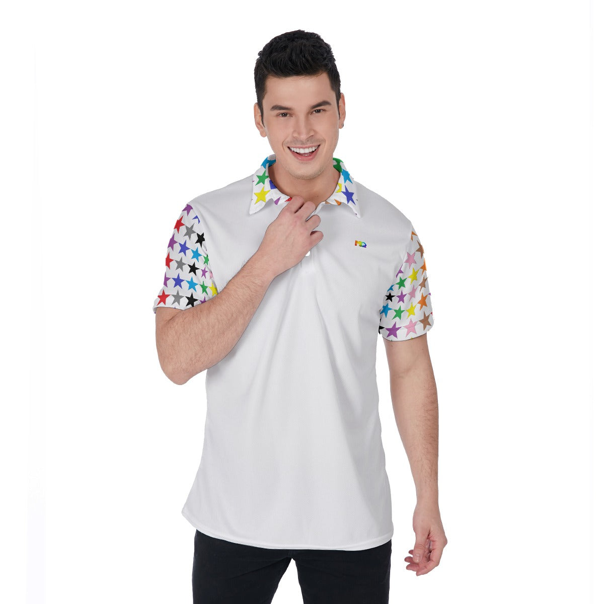 All-Over Print Men's Polo Shirt