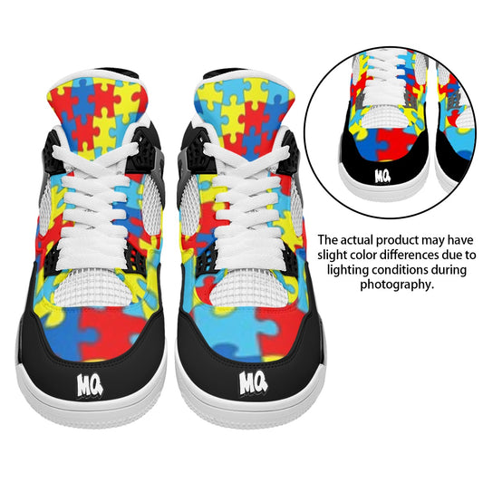 All-Over Print Men's Air Cushion Basketball Shoes