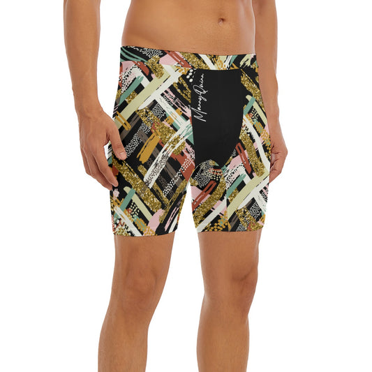 All-Over Print Men's Long Boxer Briefs