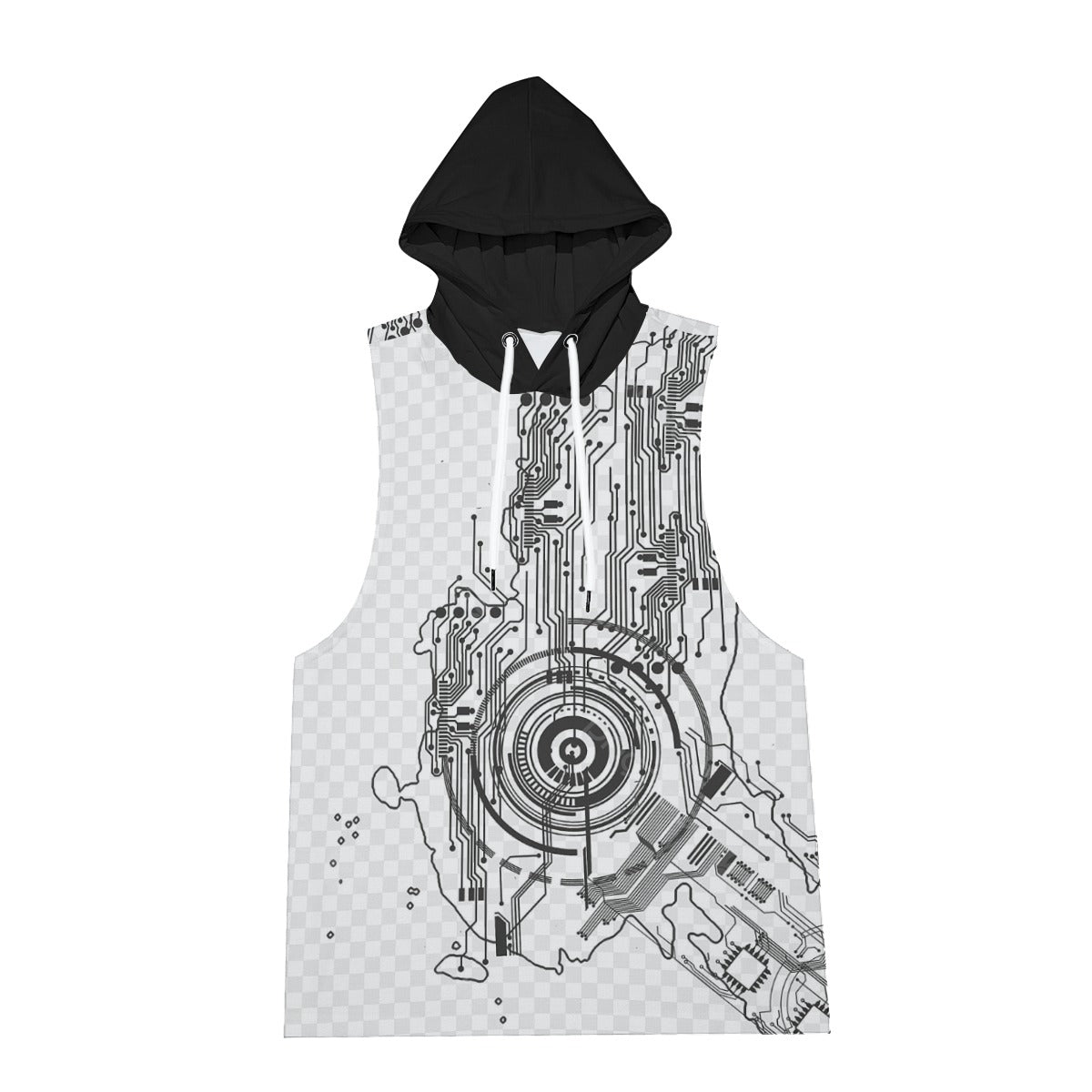 All-Over Print Men's Sleeveless Vest And Shorts Set