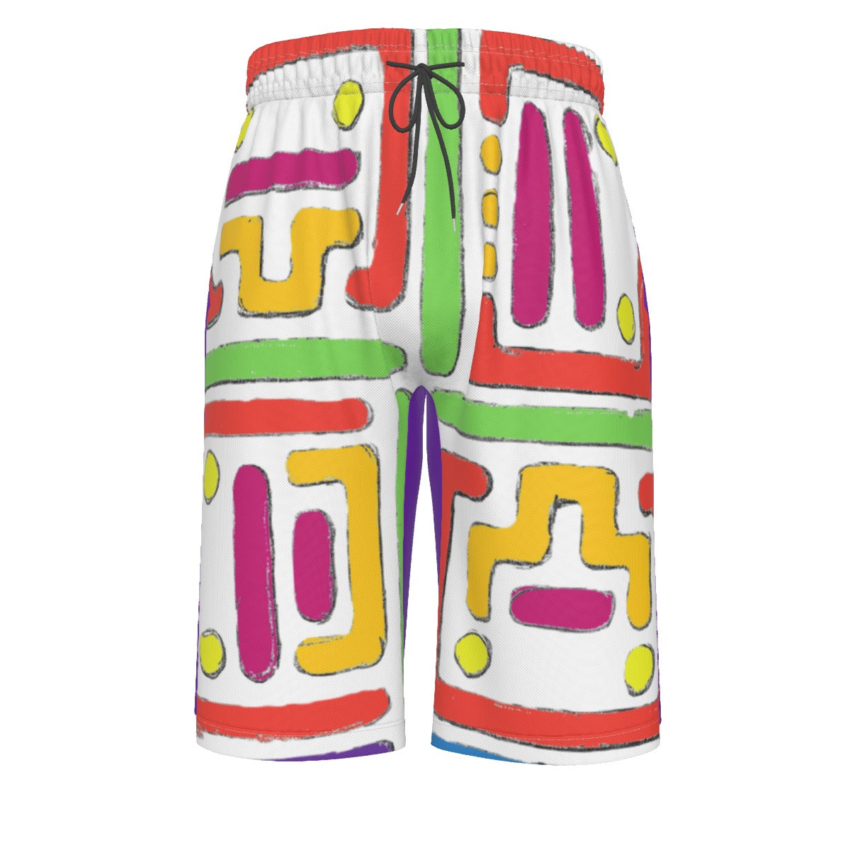 All-Over Print Men's Over-The-Knee Shorts