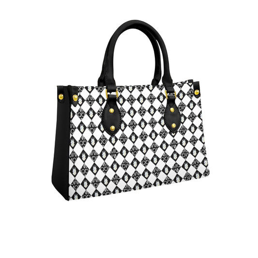 Women's Tote Bag With Black Handle
