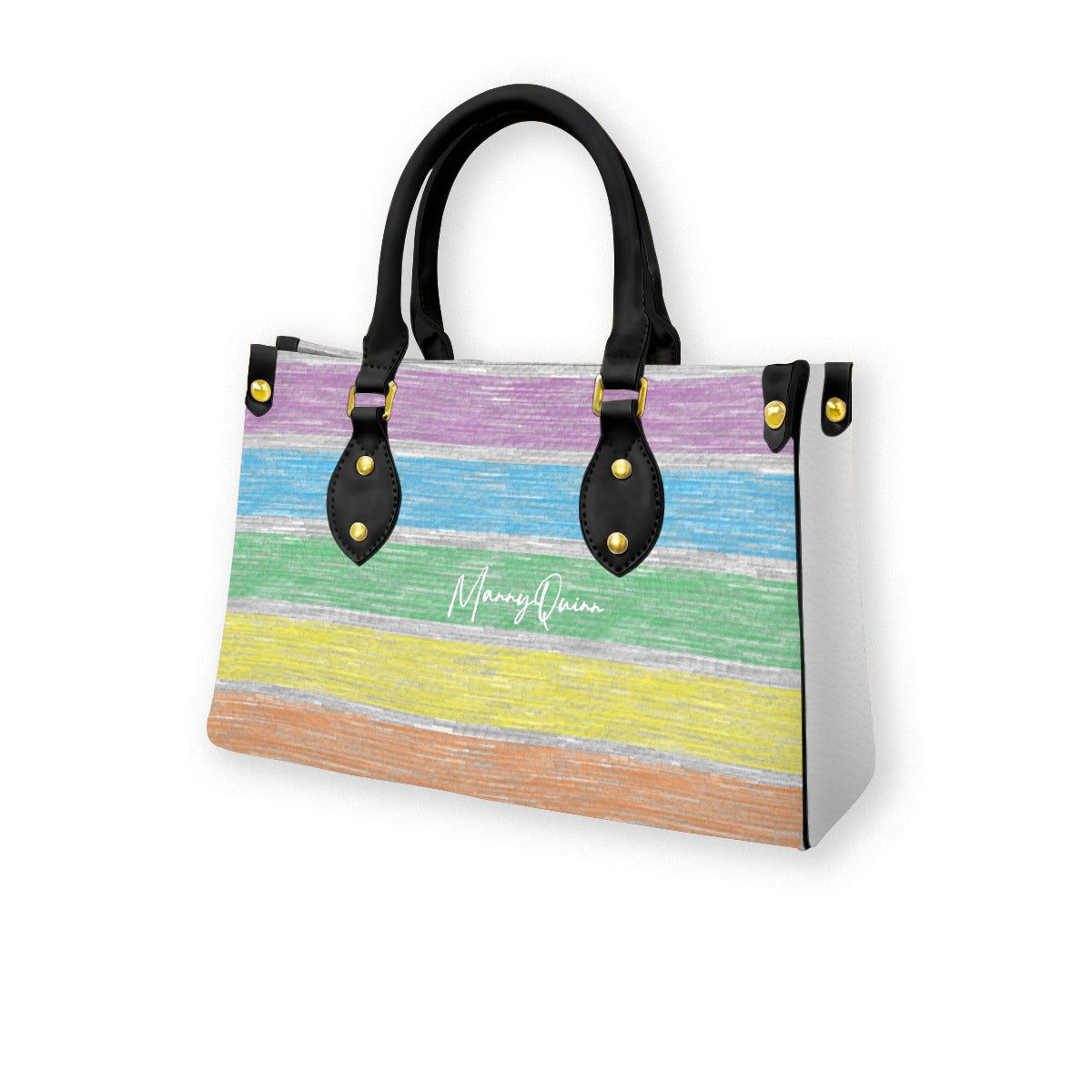 Women's Tote Bag With Black Handle