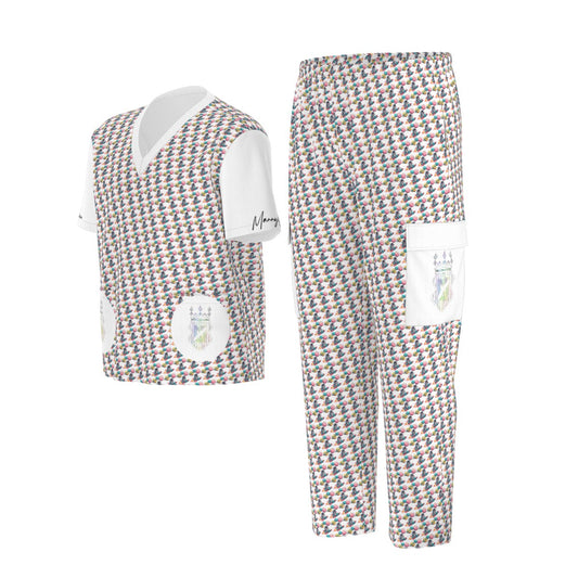 All-Over Print Unisex Scrub Set|Birdseye
