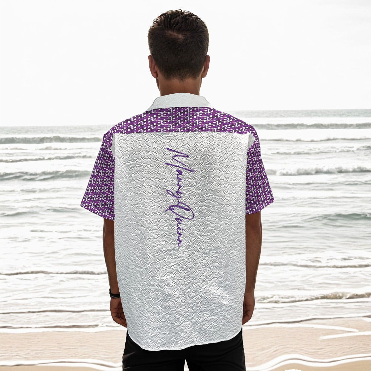 All-Over Print Men's Fashion Short Sleeve Shirt