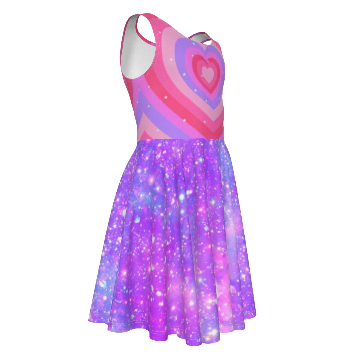 All-Over Print Kid's Sleeveless Vest Dress