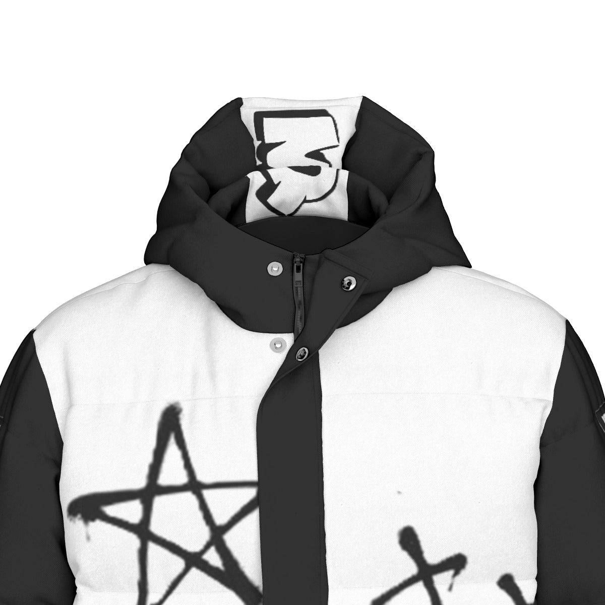 All-Over Print Unisex Long Down Jacket