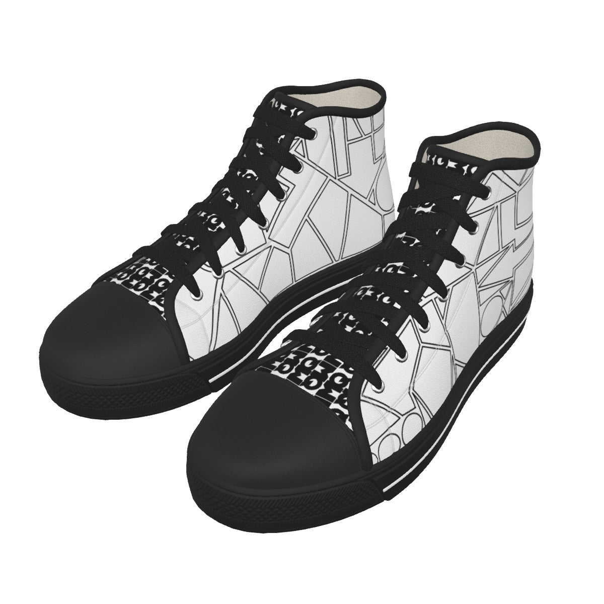 Men's Black Sole Canvas Shoes