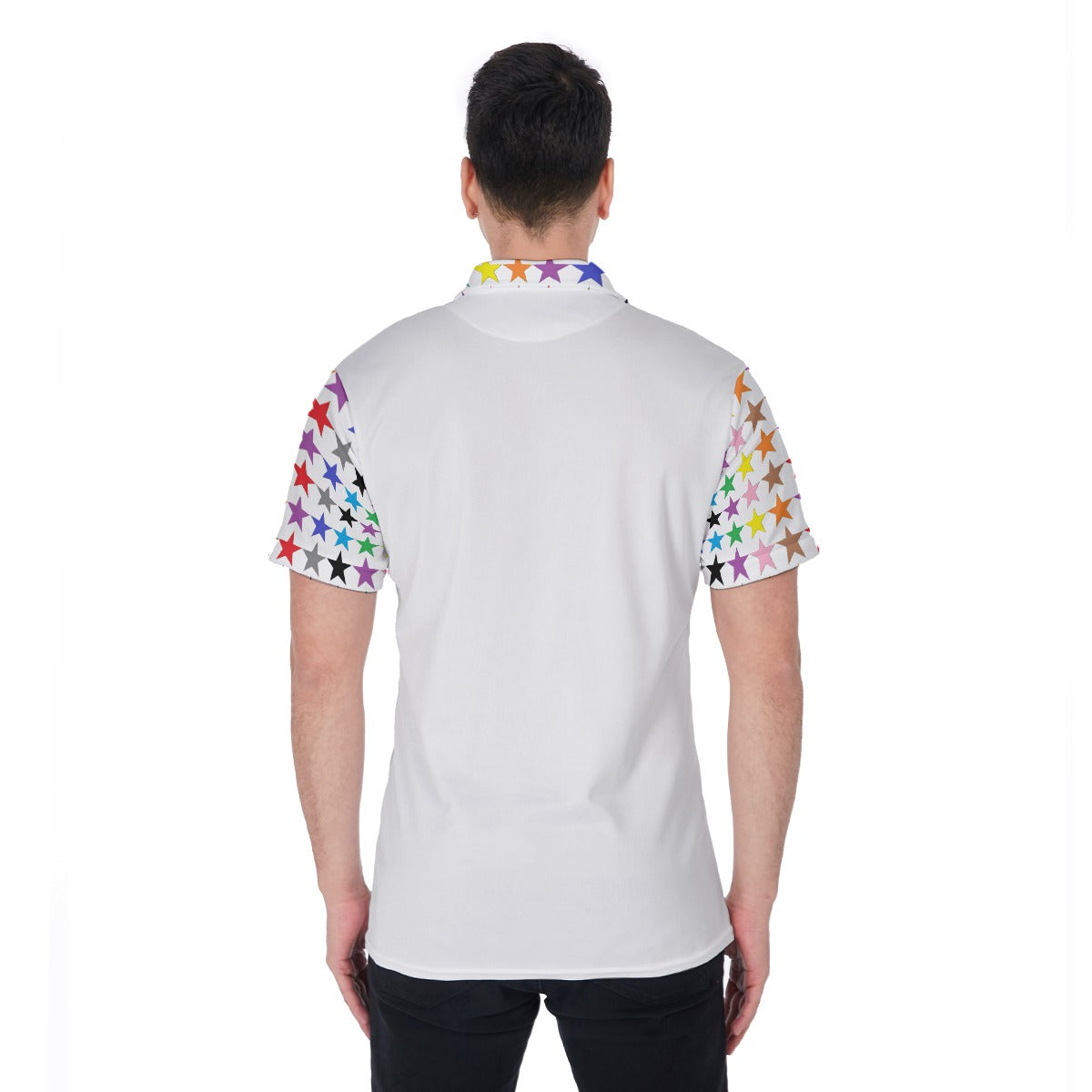 All-Over Print Men's Polo Shirt