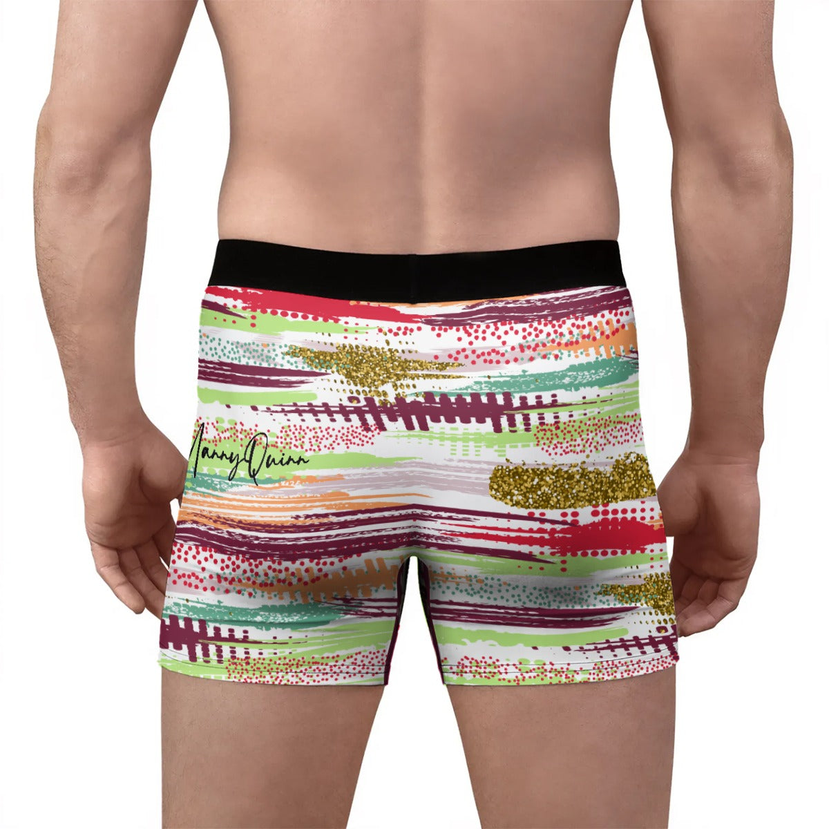All-Over Print Men's Stretch Boxer Briefs