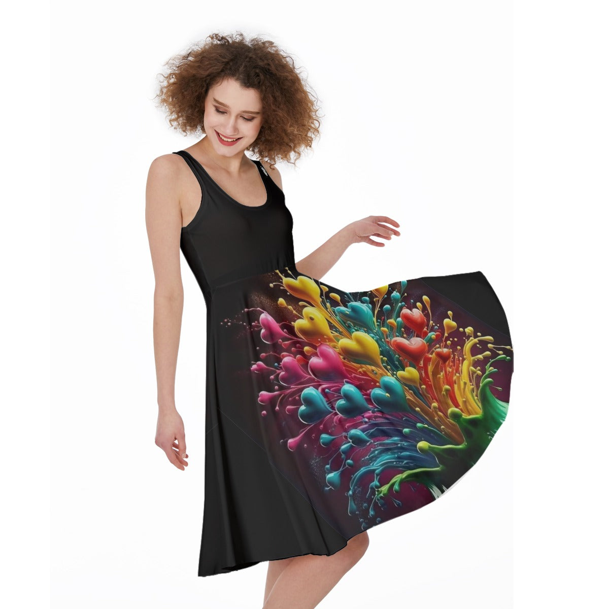 All-Over Print Women's Sleeveless Dress